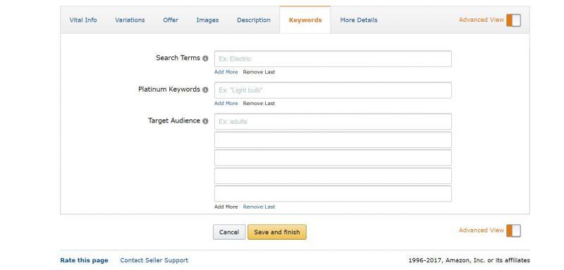 Amazon Keyword Research