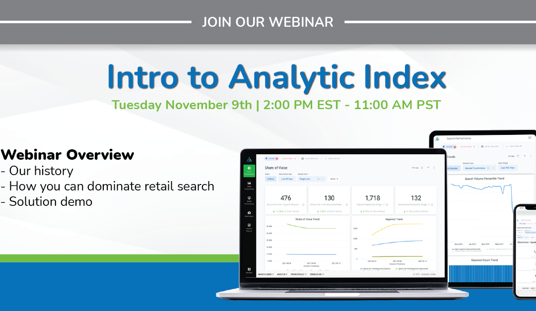 Intro to Analytic Index Webinar November 21