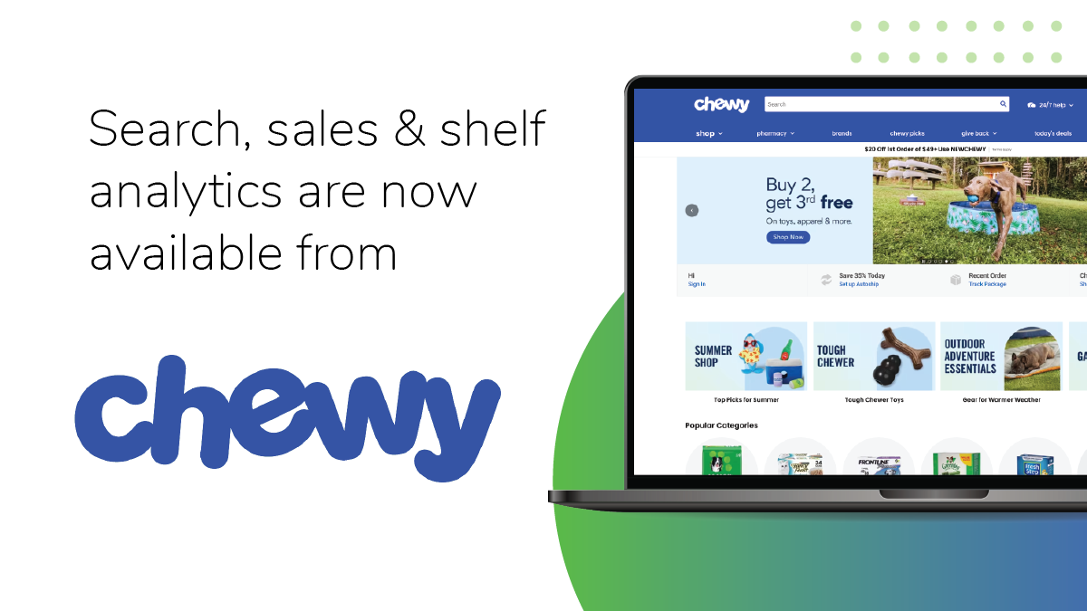 Chewy's website clearance