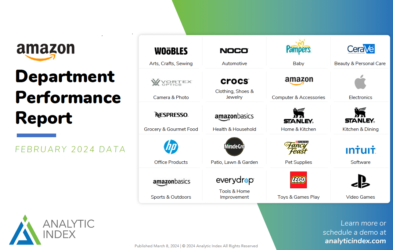 Amazon Department Performance | February 2024 - Analytic Index
